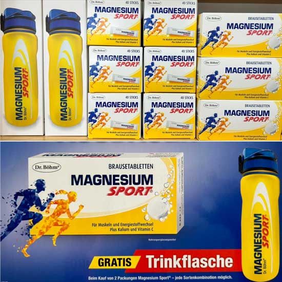 Magnesium Trinkflasche